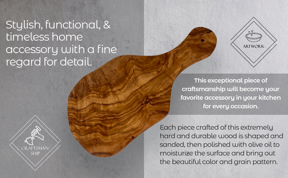 Wooden cutting board a real piece of art 