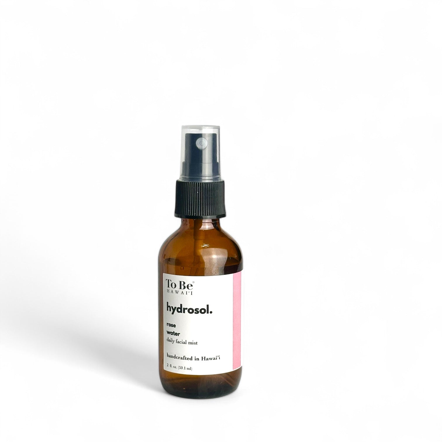 Brown spray hydrosol  bottle for nourishing face 