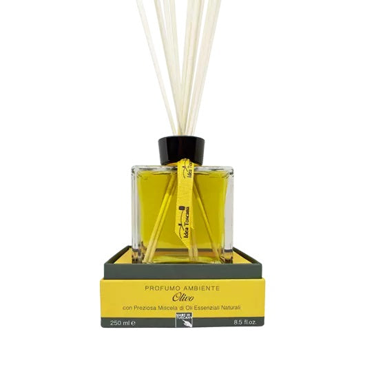 Aromatherapy diffuser with olive oil fragrance made in italy 