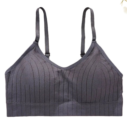 Cami bralette with adjustable straps - close-up detail
