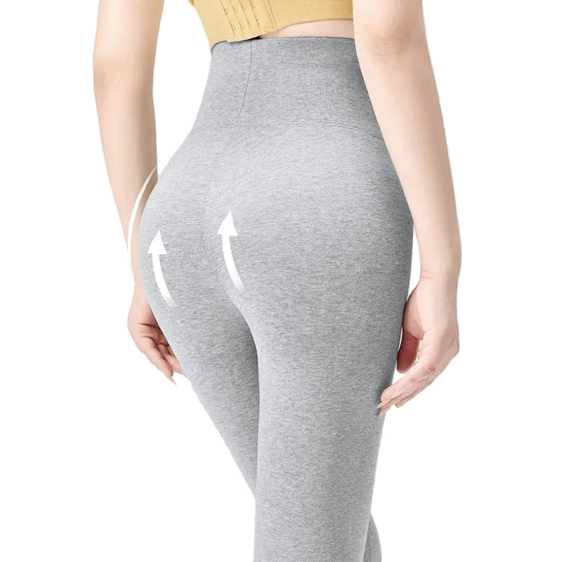  wide waistband on seamless thermal leggings – tummy control winter bottoms
