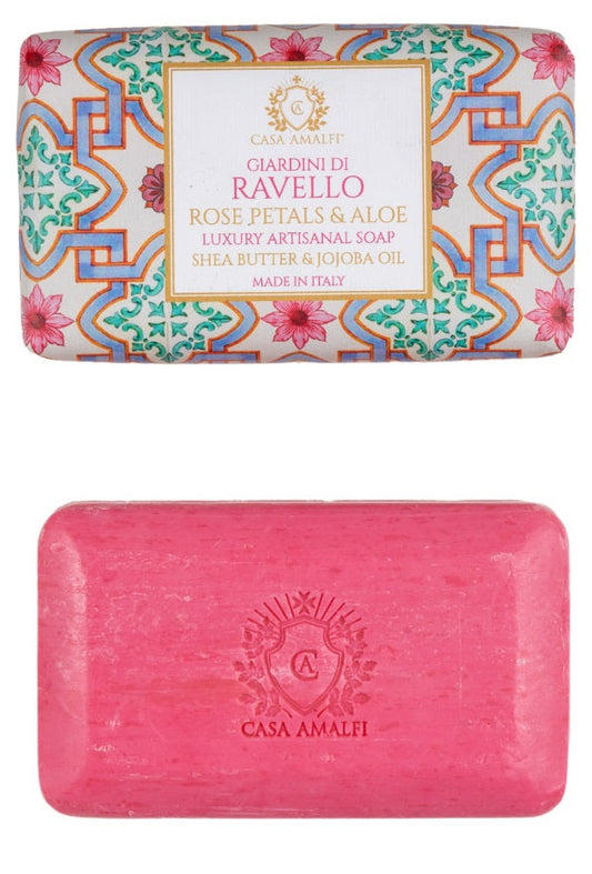 Vegan Italian soap bar with shea butter and aloe casa amalfi 