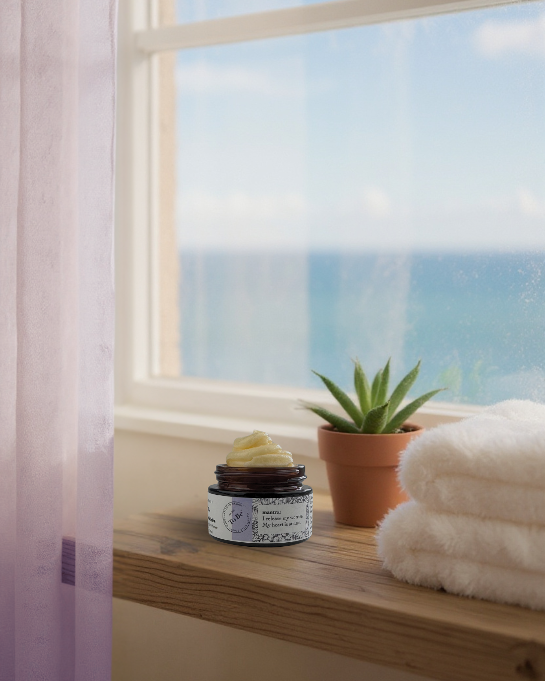 Jar of  Facial Balm - Organic Waterless Moisturizer