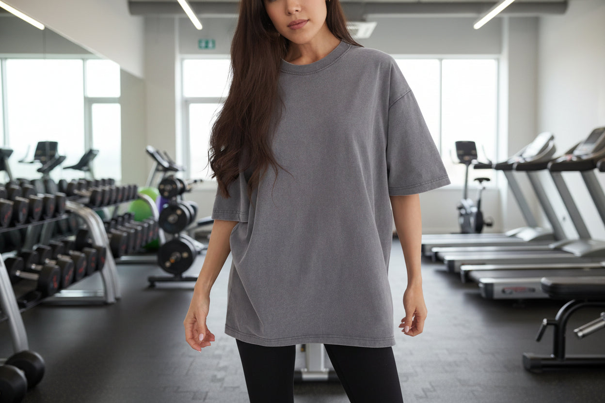 Cotton t-shirt women short sleeve crew neck casual summer top


