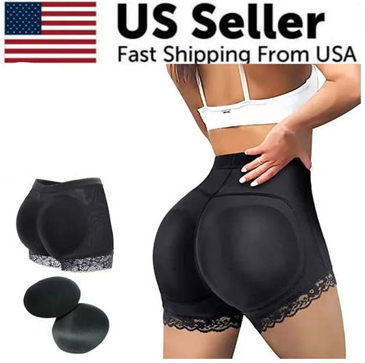 Booty Shaper Padded Underwear Panty Women's FAKE ASS Butt Lifter & Hip Enhancer