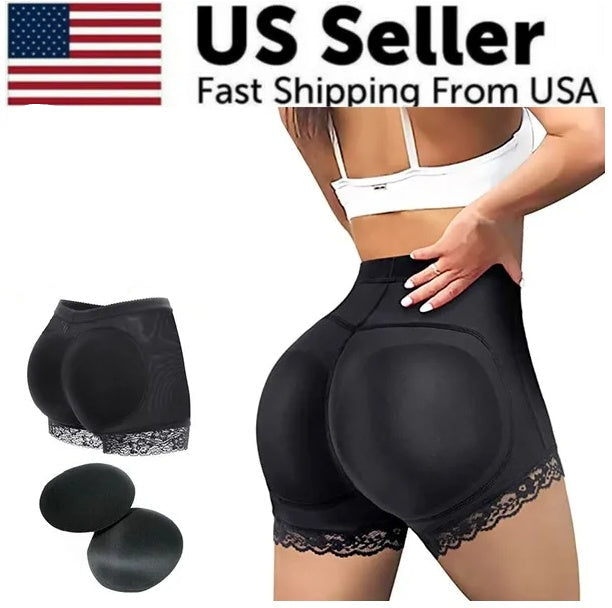 Booty Shaper Padded Underwear Panty Women's FAKE ASS Butt Lifter & Hip Enhancer
