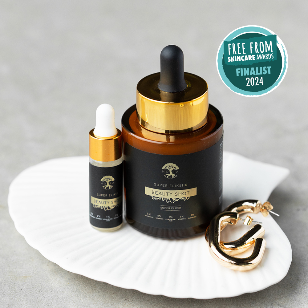 Vegan face serum for deep hydration, 