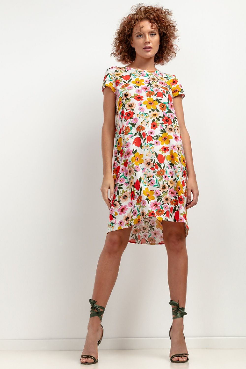 comfortable viscose dress for business or brunch