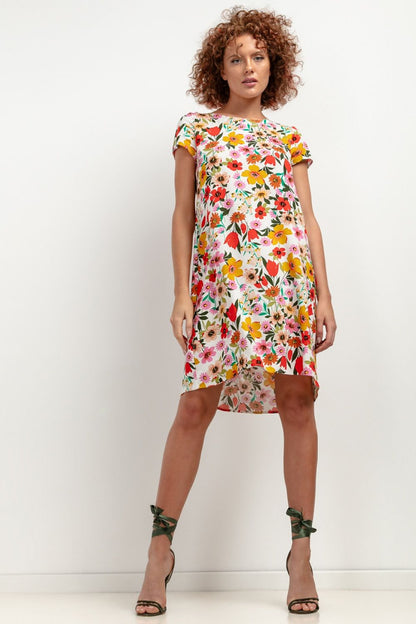 comfortable viscose dress for business or brunch