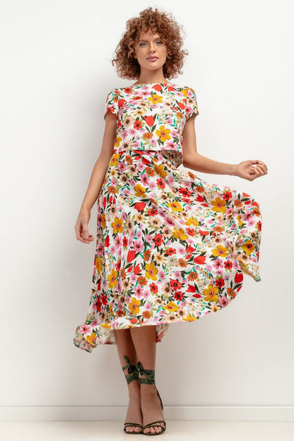 breathable maxi skirt for beach and city wear from Europe 