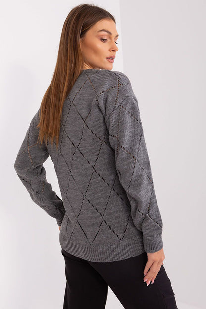 chic gray sweater 