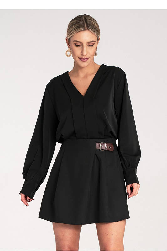 Long Sleeve Blouse Women Professional Satin Shirt dress from Uplift Luxe