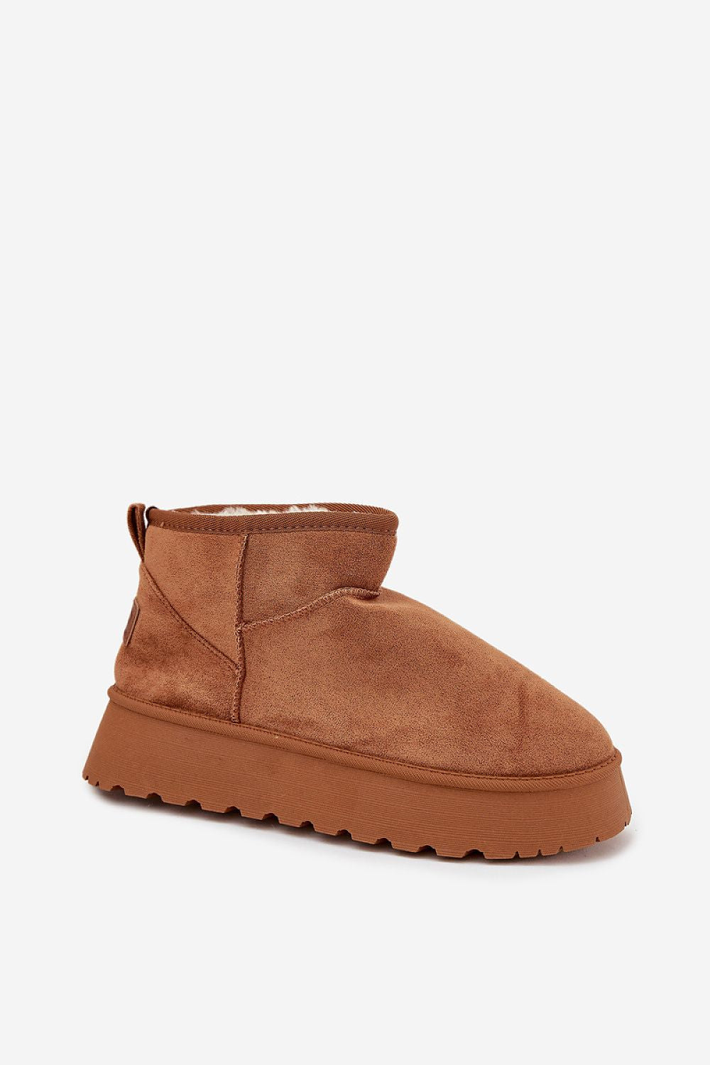 
Fur Lined Brown Winter Boots Comfort Design
