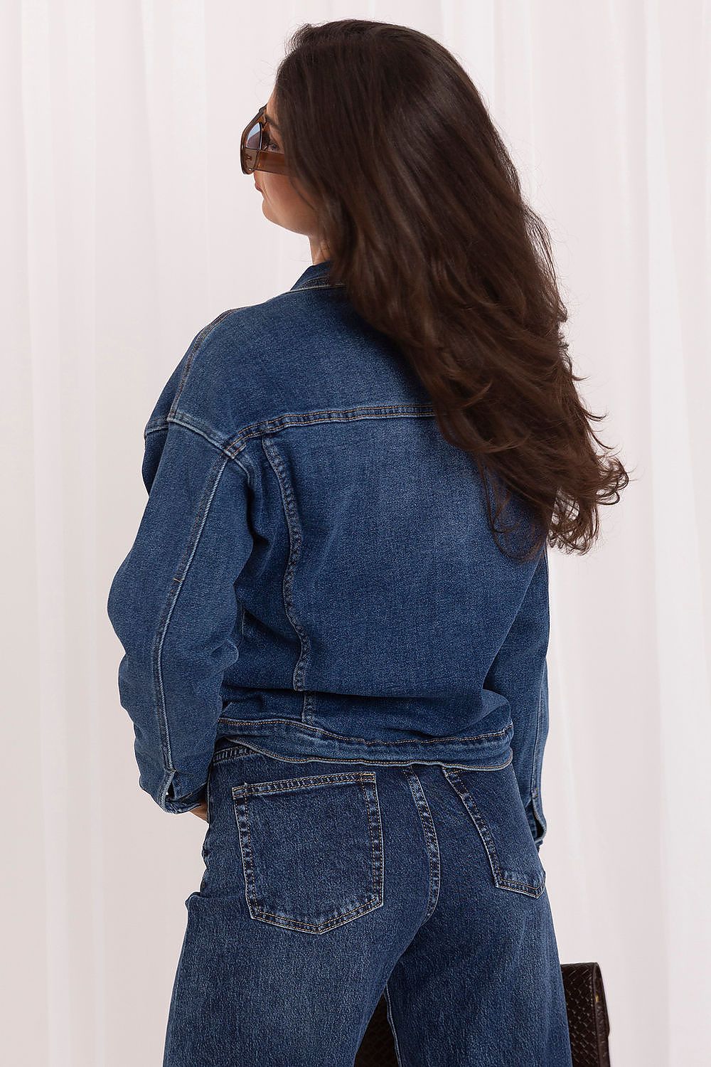 Classic Stretch Denim Jacket – view 3
