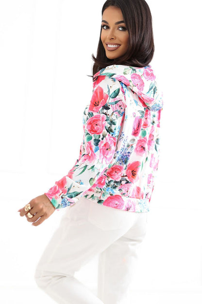 Rue Paris Pink Velour Sweatshirt