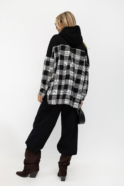 Rue Paris Contrast Panel Sweatshirt