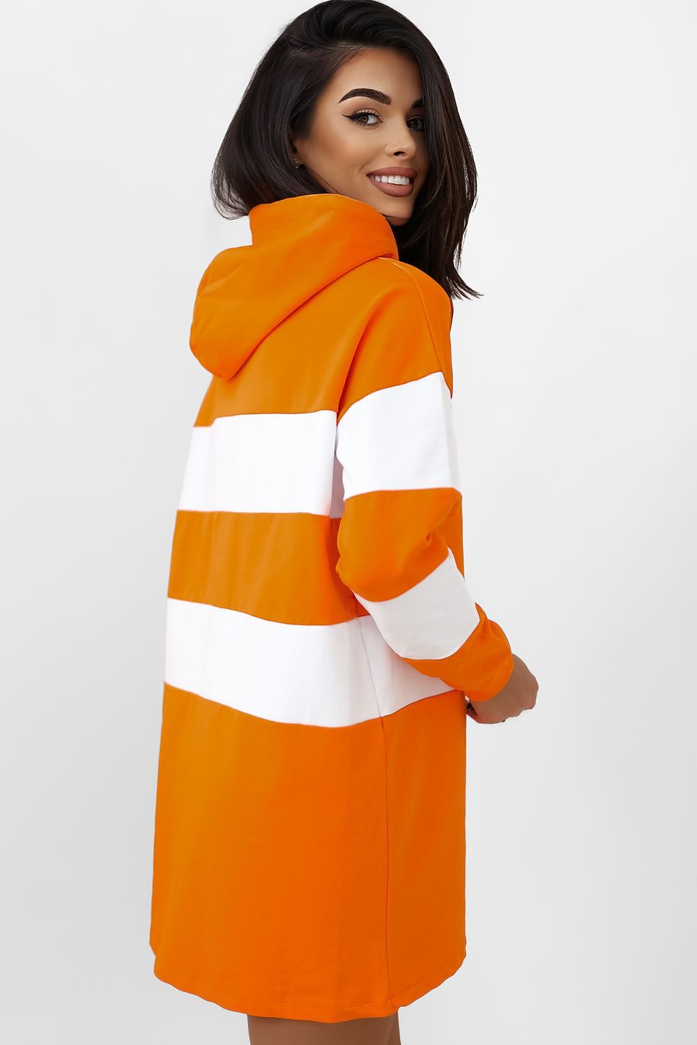 Rue Paris Two-Tone Striped Sweatshirt – view 6