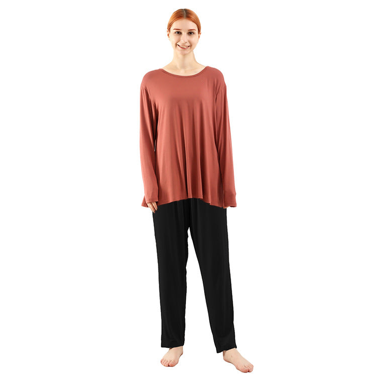 Plus size bamboo home wear women 3XL 4XL 5XL comfortable lounge set

