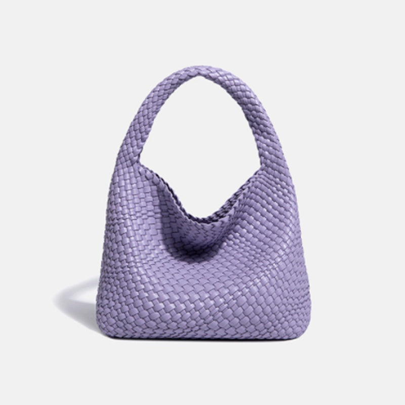 light Purple woven handbag 