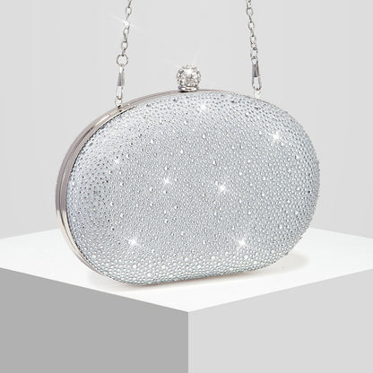Crystal Oval Evening Clutch