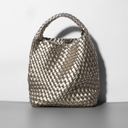 gold leather handbag for womant 