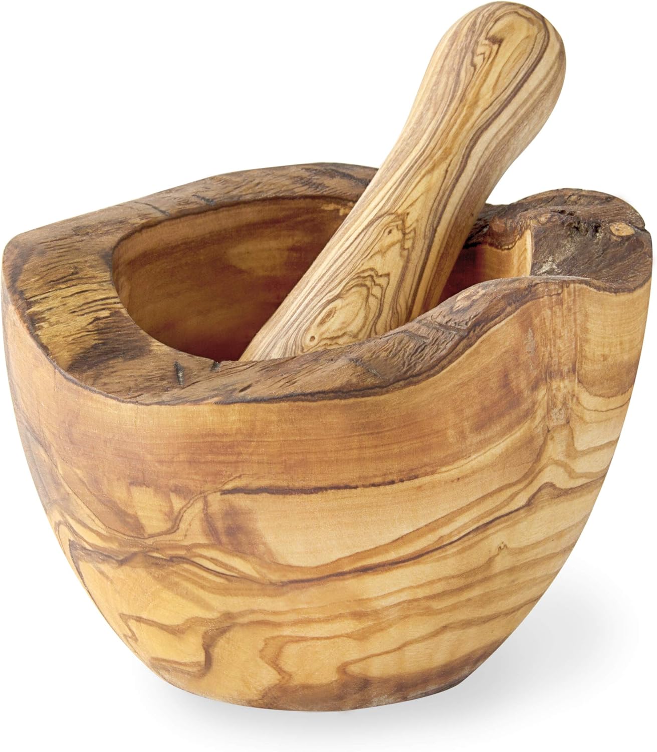 Wooden mortar and pestle  made in America 