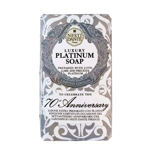 Platinum Soap 250g Italian Artisan Luxury Bar beauty soap from Uplift Luxe
