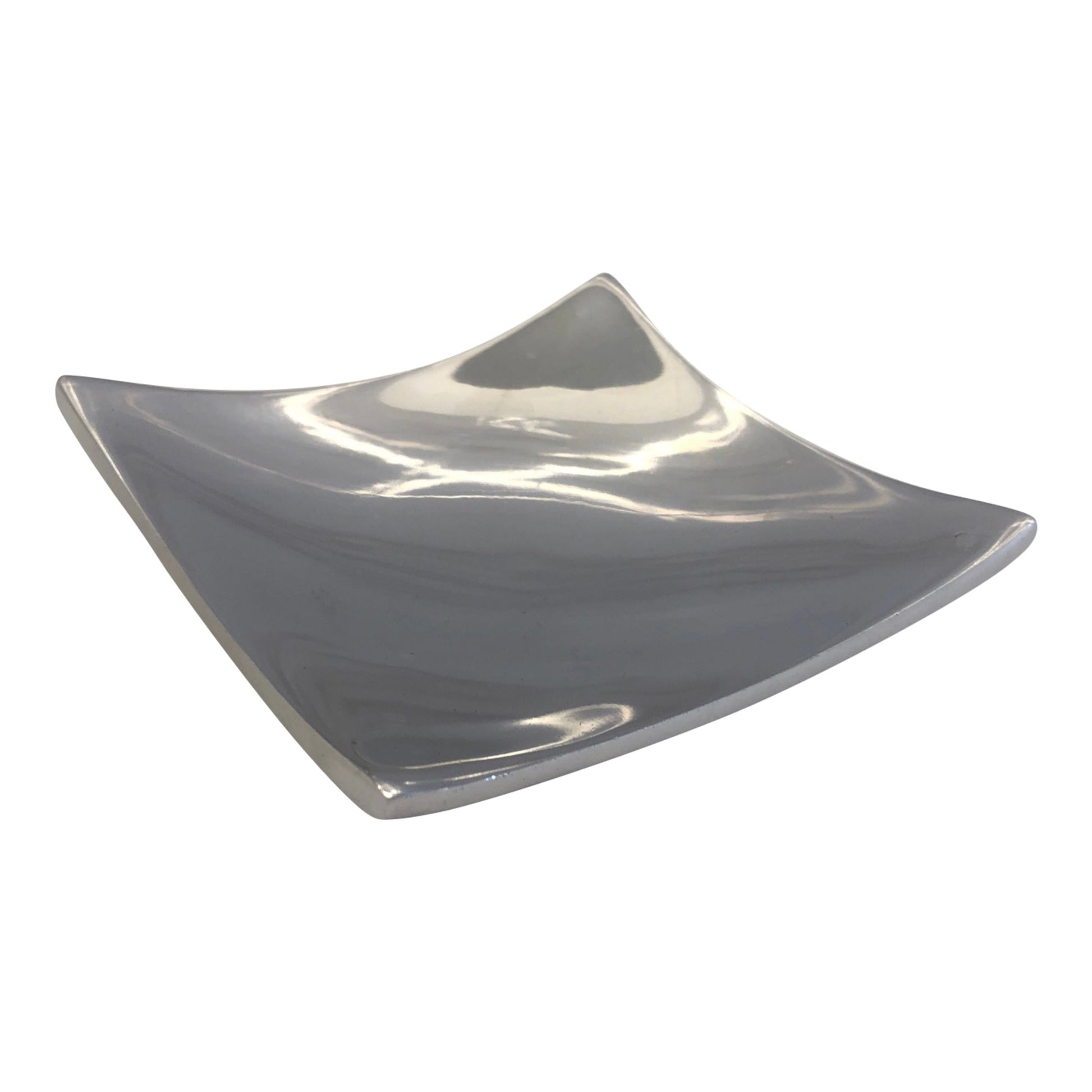 Silver decorative plate 