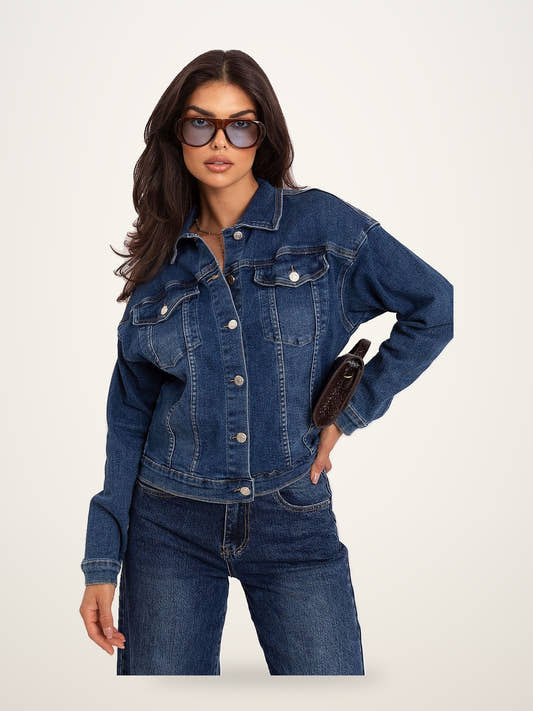 Classic Stretch Denim Jacket