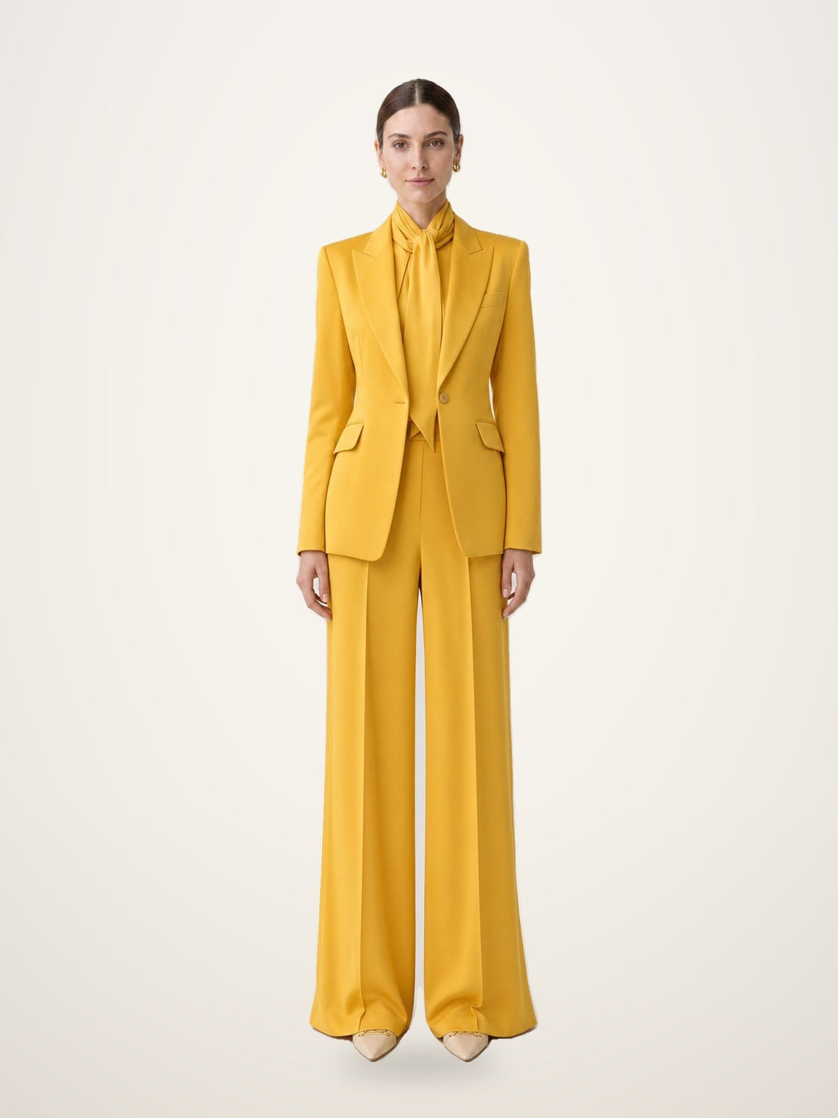 Marigold Wide-Leg Suit