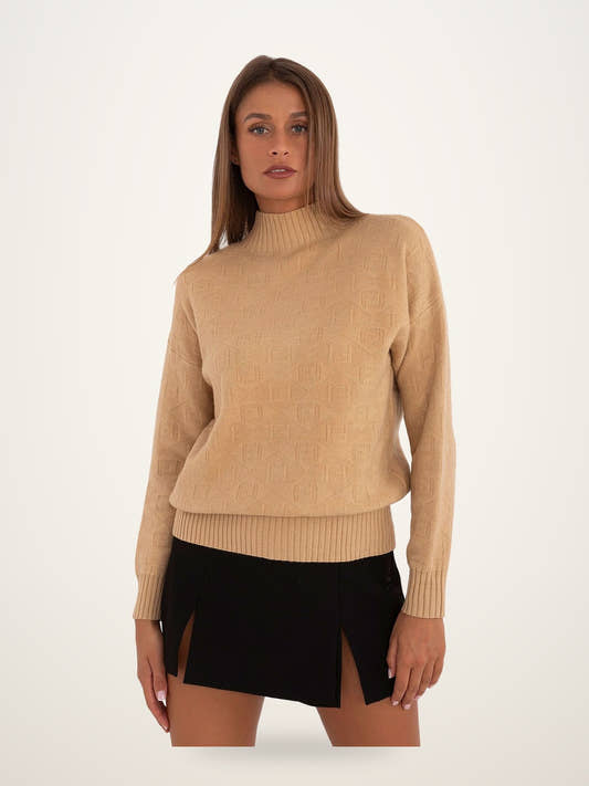 Half Turtleneck Sweater Casual Pullover