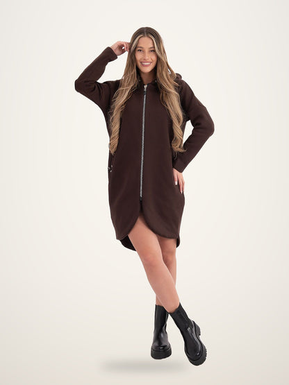 Rue Paris Longline Hooded Sweatshirt