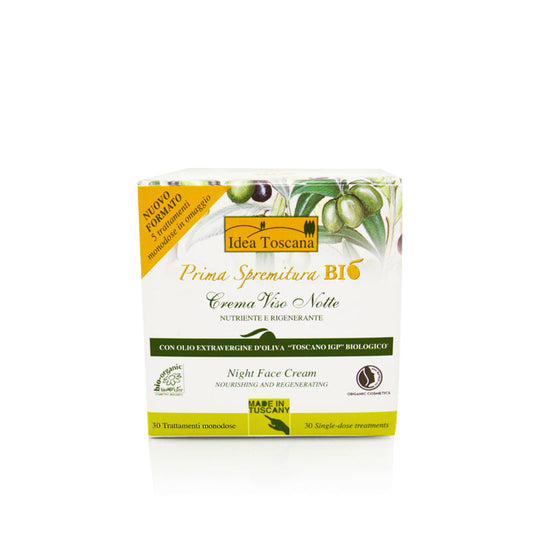 Idea Toscana night face cream packaging 